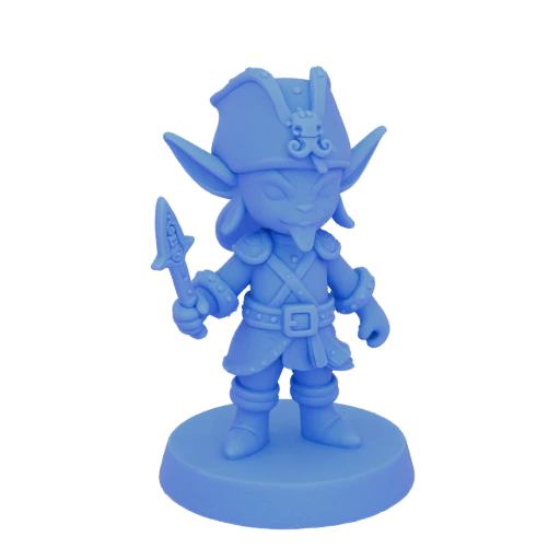 Fantasy Elfe Pirat Miniatur STL