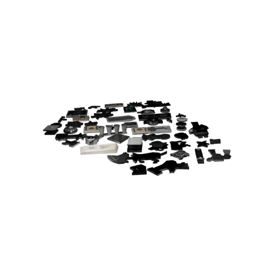 Encombrement de rue d'atelier low poly 3D temps réel