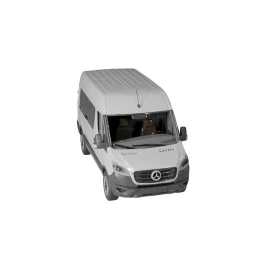 3D модель фургона для Blender - готовый к рендерингу ассет