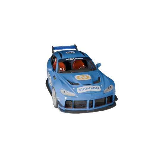 Modello 3D Auto da Corsa per Blender - Asset Pronto per il Rendering