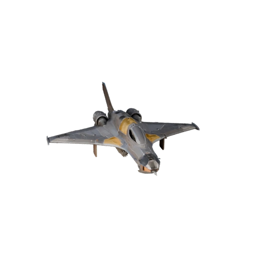 Modelo 3D de Starfighter para Unity - Asset de Jogo Low Poly