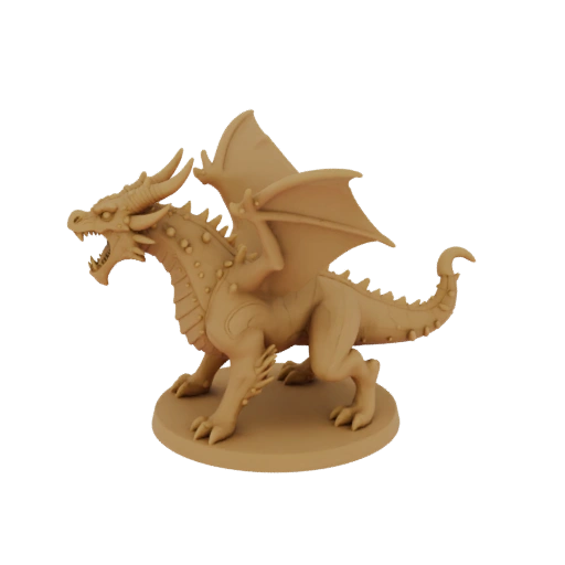 Miniatura STL Arciere Drago Grim Fantasy