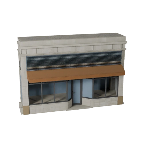 Vitrine Imprimable STL Modèle 3D - Asset d'Échelle