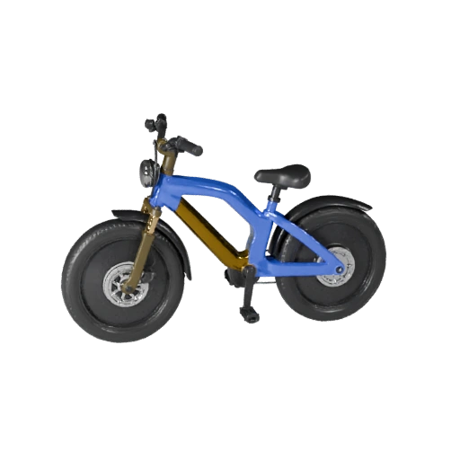 Modello 3D Bicicletta Elettrica Pronto per il Gioco per Uso in Tempo Reale
