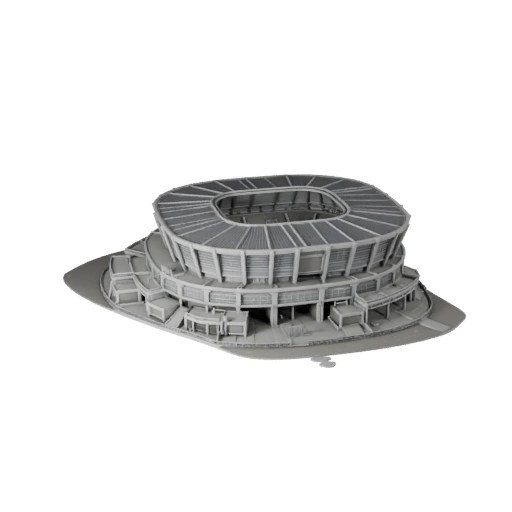 Modello 3D Esterno Stadio per Unity - Asset di Gioco per Architettura