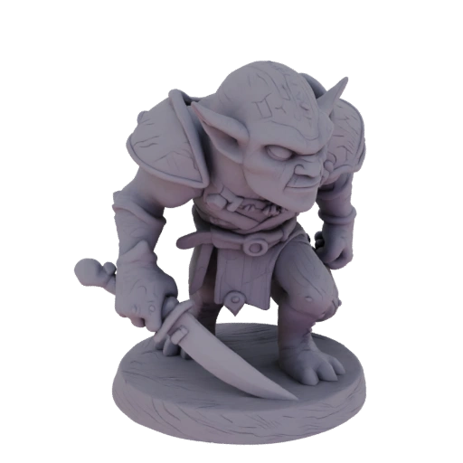 Fantasy Goblin Bogenschütze Miniatur STL