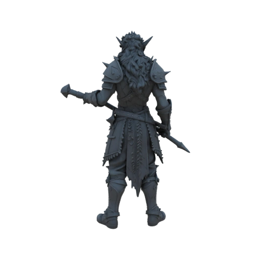 Miniatura STL de Elfo Arqueiro de Fantasia - Guarda