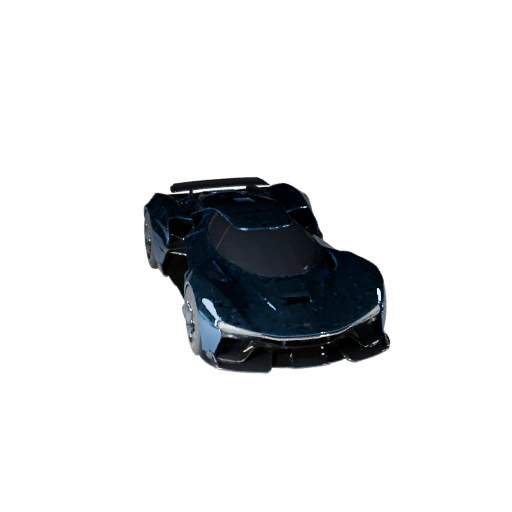 Sci-Fi Auto 3D Modell für Blender & Spiele - Realistisch PBR