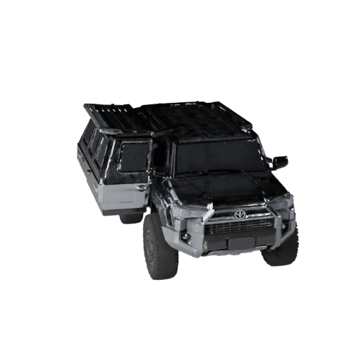 SUV inspirado en Toyota 3D Model para Blender - PBR Realista