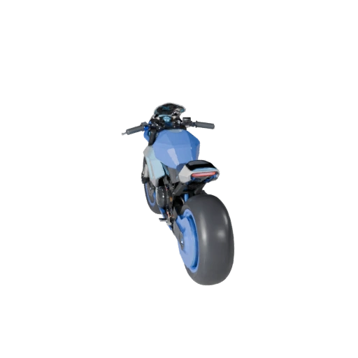 Low Poly Cyberpunk-Fahrrad 3D-Modell für Unity & Unreal