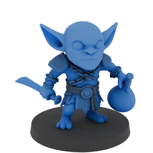 Fantasy Goblin Schamane Miniatur STL - Rush