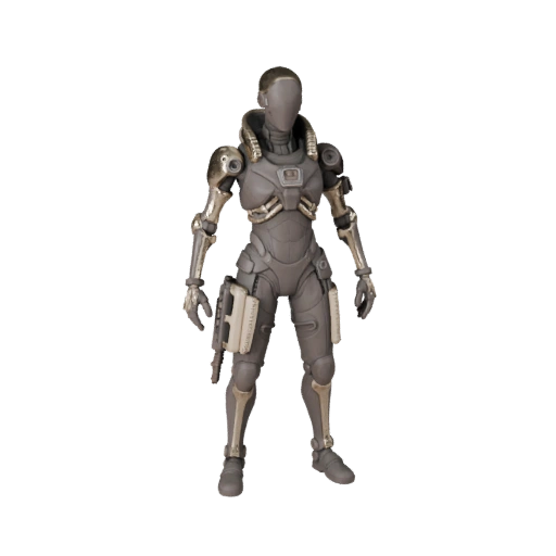 Cyberpunk Assault Charaktermodell - Geriggt