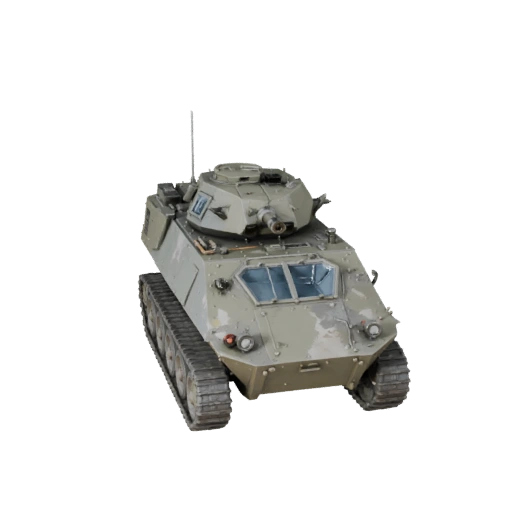 Gepanzerter Personentransporter 3D Modell für Unity - Low Poly
