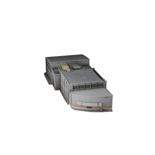 Rechenzentrumsgebäude 3D-Modell - Realistisches Archviz-Asset