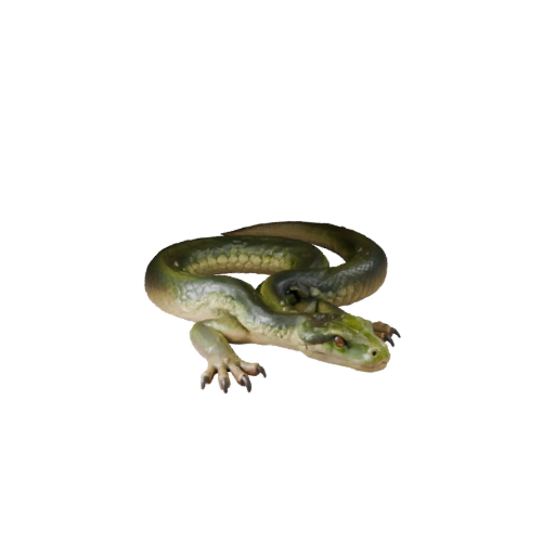 Anaconda Verde 3D Model para Blender - Asset PBR con Texturas
