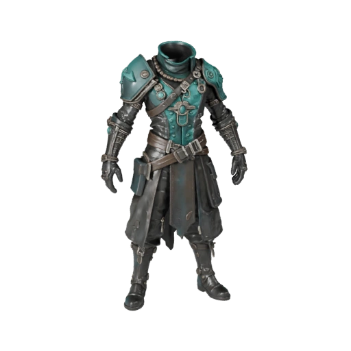 Cyberpunk Druide Charaktermodell - Geriggt
