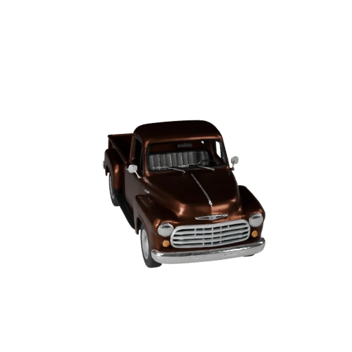 Oldtimer-Pickup-Truck 3D-Modell für Blender & Spiele -