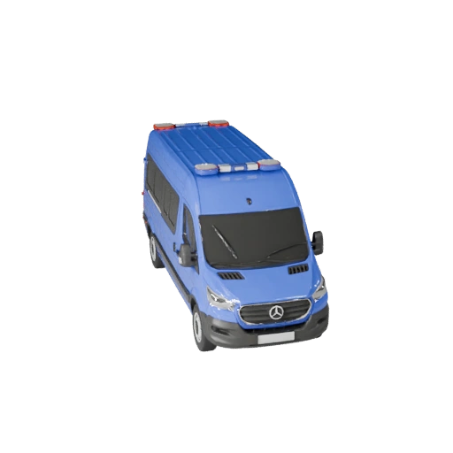 Modelo 3D de Ambulancia para Unreal Engine - Activo Listo para Juegos