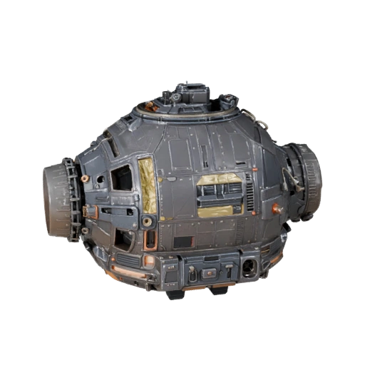 Modelo 3D de Cápsula da Tripulação para Blender - Asset Pronto para Renderização