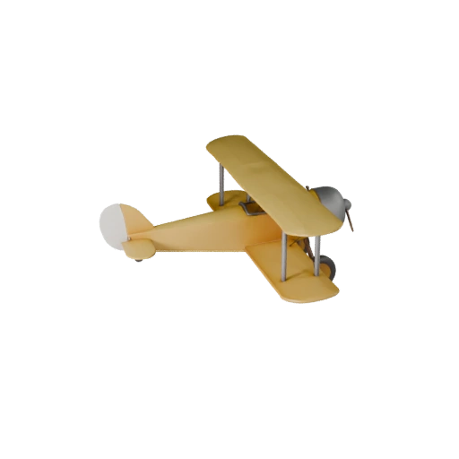 Druckbarer Oldtimer-Doppeldecker STL 3D-Modell für Sammlerstücke &