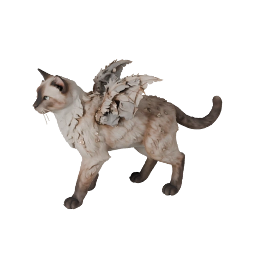 Modèle 3D de Chat Birman pour Blender - Asset PBR avec Textures | PBR
