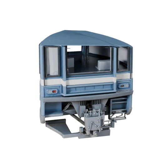 نموذج ترام عالي الدقة للعروض الاستوديوية PBR Asset