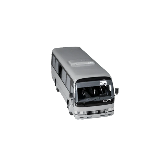 Kleinbus 3D Modell für Blender - Render Ready Asset Pro