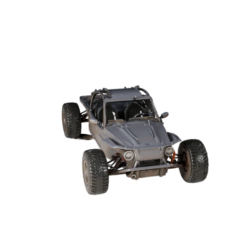 Dune Buggy 3D Modell für Unity - Low Poly Game Asset