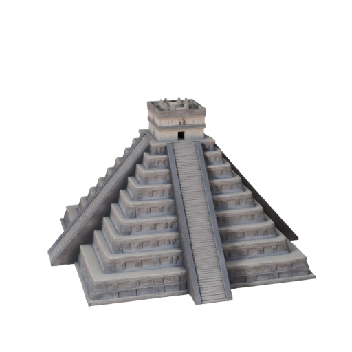 Chichen Itza Pyramide 3D-Modell für Unreal - Echtzeit-Asset