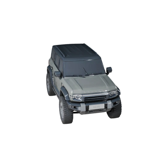 Modèle 3D de SUV électrique pour Blender et jeux - PBR réaliste