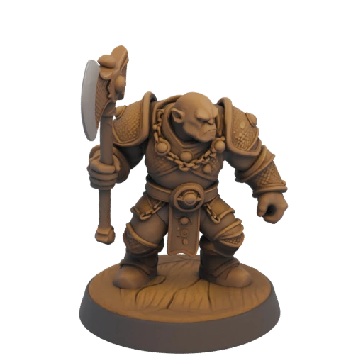 Fantasy Ork Jäger Miniatur STL