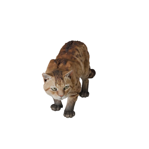 Savannah Katze 3D-Modell für Unity - Spielfertiges Asset, FBX | PBR