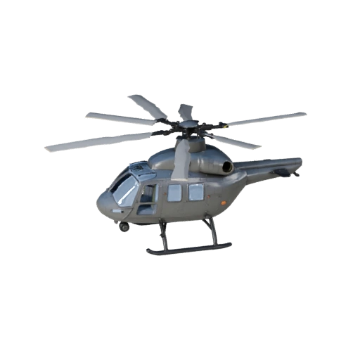 نموذج طائرة هليكوبتر ثلاثي الأبعاد لوحدة Unity - أصل لعبة منخفض المضلع