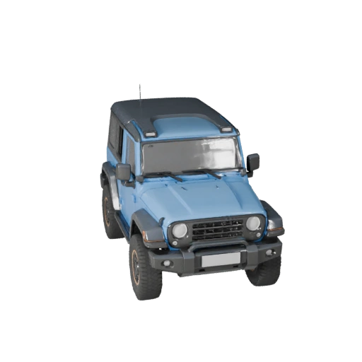 Suv Style Jeep 3D Modèle pour Unité - Actif de Jeu Low Poly (Legacy)