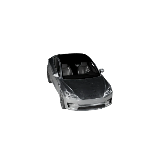 Sedán Eléctrico Inspirado en Tesla 3D Model para Unity - Bajo