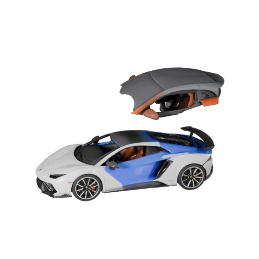 Modèle 3D de Supercar pour Blender & Jeux - Asset PBR