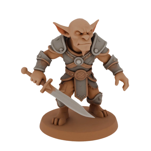 Fantasy Goblin Bogenschützen Miniatur STL - Pirsch