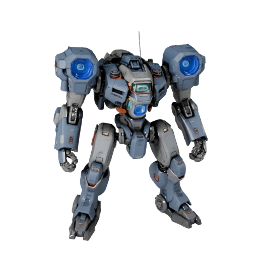 Mech Transport Walker 3D Modell für Blender - Render Ready