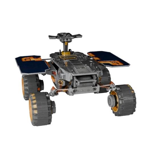 Modelo 3D de Rover de Carga Lunar para Unreal Engine - Listo para Juegos