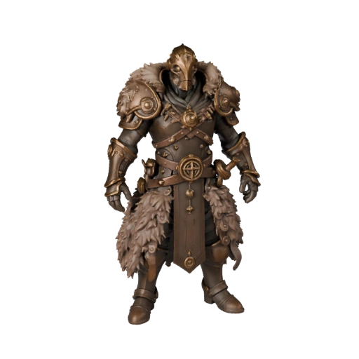 Steampunk Magier Charaktermodell - Geriggt