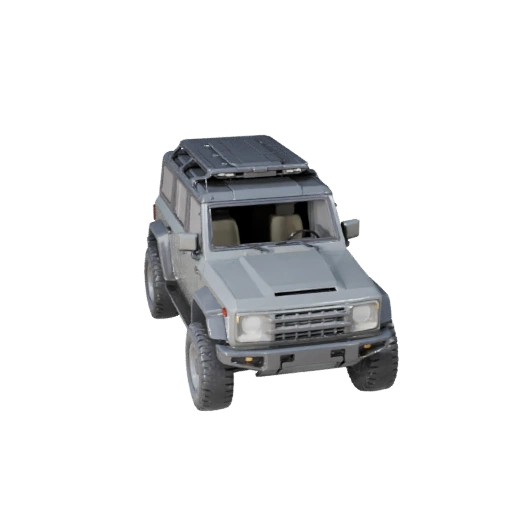 Schwebendes SUV 3D-Modell für Unreal Engine - Spielbereites Asset