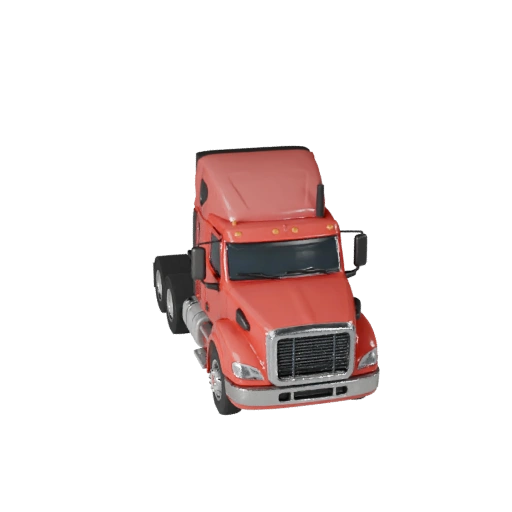 Sattelzug 3D-Modell für Blender & Spiele - Realistisch PBR (Legacy)