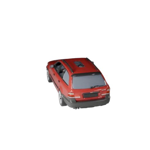 Kombi 3D Modell für Blender & Spiele - PBR Asset