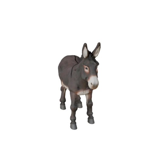 Modelo 3D de Burro de Alto Poligonaje - Activo STL Detallado para Impresión