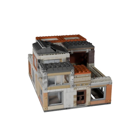 Druckbarer modularer Dorf-Bausatz STL 3D-Modell - Maßstabsgetreues Asset