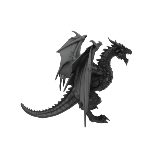 Miniature STL Dragon Boss Skullbound Fantasy