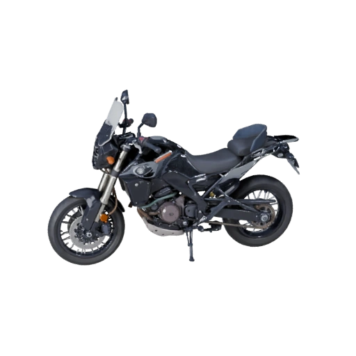 Spielbereites Abenteuermotorrad 3D-Modell für Echtzeitnutzung