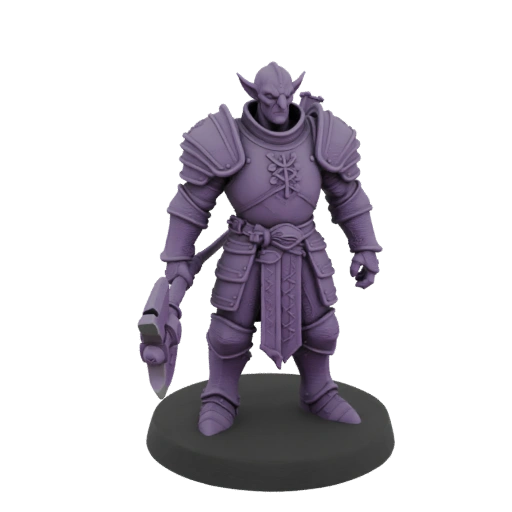 Miniatura STL de Hechicero Tiefling Medieval