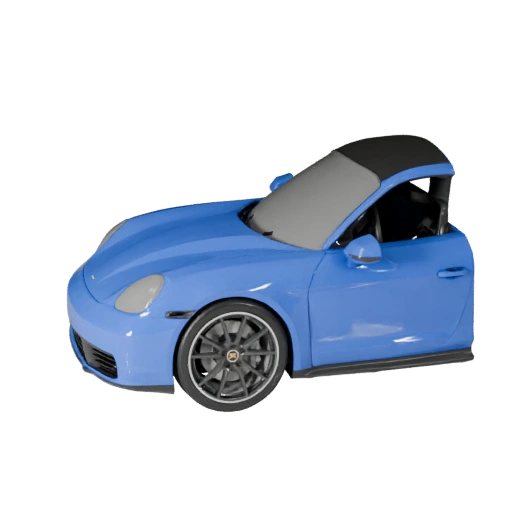 Coche Deportivo Inspirado en Porsche 3D para Unreal Engine -