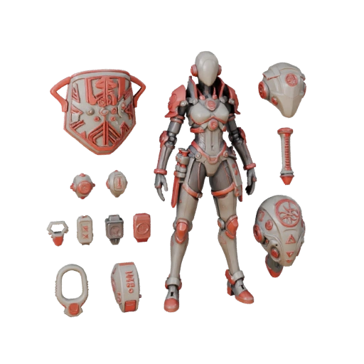 Cyberpunk Assault Barde Charaktermodell - Geriggt